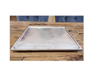 Great quality in reasonable price Fancy Aluminum Serving <b>Tray</b> Durable Construction For Home Kitchen And Restaurant Service - Product Image 1