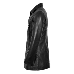 Custom 100% Genuine Napa Leather Women’s Coat Fashion Belted Leather Jacket Multi Colors Private Label Bulk Wholesale Supplier - Product Image 3