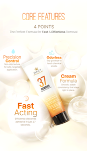 Crema Removedora de Extensiones de Pestañas KOREA MACY BEAUTY 37, Acción Rápida, Sin Olor, Fórmula en Crema de Control Preciso - Product Image 3