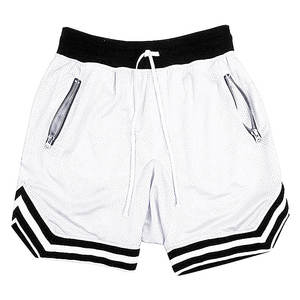 Pantalones Cortos de Baloncesto de Alta Calidad, Transpirables, Talla Grande, Estilo Vintage, con Bolsillos, de Poliéster, Malla Blanca, Unisex, Ropa Deportiva de Alta Calidad - Product Image 3