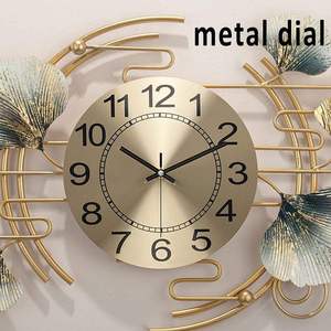 Horloge murale moderne en métal de luxe, élégante et décorative, pour salon, chambre à coucher, décoration intérieure, au meilleur prix - Product Image 4