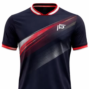 Maillot de football personnalisé pour hommes, vêtements de sport, maillot d'entraînement d'équipe, respirant, séchage rapide - Product Image 1