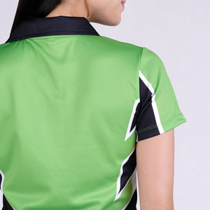 เสื้อโปโลสตรีทแวร์ลำลองสำหรับเล่นกอล์ฟ ลายพิมพ์ซับลิเมชั่น สำหรับผู้หญิง ดีไซน์ฤดูร้อน แขนสั้น แห้งเร็ว เสื้อโปโลซับลิเมชั่นสำหรับสุภาพสตรี - Product Image 5