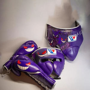 Set de Boxeo de Primera Calidad para Entrenamiento y Combate, MMA, Muay Thai, Cuero Vacuno Auténtico, Personalizado - Product Image 1