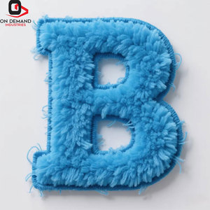 Custom Made Chenille Letter Patches Soft Fabric Embroidered <b>Applique</b> For Teamwear Jackets Sweatshirts Hoodies And Bags - Product Image 4