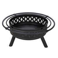 Couverture de maille de protection de foyer en acier carré portable pour poêle à gaz propane à bois extérieur chaleur chauffante de patio