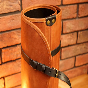 กระเป๋าหนังใส่ฟืนแบบมีลายปักชื่อ  กระเป๋าใส่ฟืนสำหรับตกแต่งเตาผิง  กระเป๋าใส่ฟืนสำหรับขาย  กระเป๋าหนังใส่ฟืนสำหรับฤดูหนาว - Product Image 3