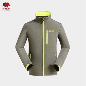Chaqueta Softshell de Primera Calidad para Hombre, Cierre de Cremallera, Tejido Transpirable con Impresión de Logotipo Personalizado - Product Image 1