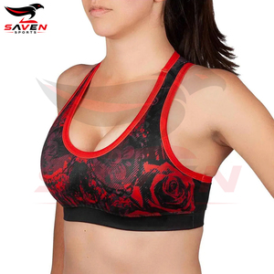 Soutien-gorge de sport sans couture à maintien élevé, vêtements de sport par sublimation, vêtements de fitness pour femmes, tenue de yoga, soutien-gorge de sport respirant et uni - Product Image 2