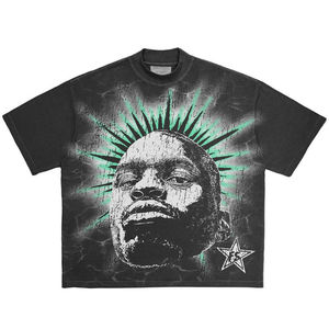 Camiseta Oversize Tejida 2026 para Impresión Bajo Demanda, 100% Algodón, DTG, Ajuste Holgado Personalizado, Fabricante OEM, Ecológica y Transpirable - Product Image 6