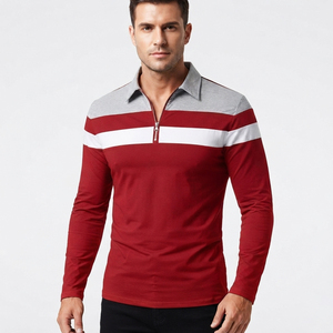 Chemise homme gris clair à manches courtes infroissable avec rayures blanches contrastantes sur la poitrine et les manches, patte de boutonnage à 3 boutons, coupe décontractée, en maille - Product Image 6