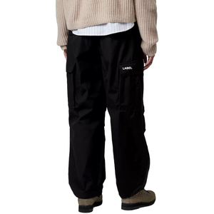 กางเกงคาร์โก้ผู้หญิงทรงหลวมพิเศษ ผ้าคอตตอนป๊อปลิน น้ำหนักเบา เอวปรับได้ สไตล์สตรีทแวร์ กางเกงคาร์โก้แบบยูทิลิตี้สั่งทำพิเศษ - Product Image 2