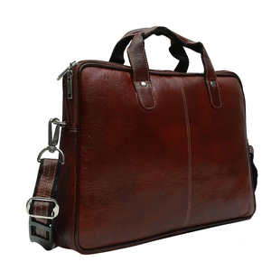 Sac à bandoulière pour ordinateur portable en cuir véritable personnalisable, imperméable, léger, écologique, multi-tailles, décontracté et professionnel, vente en gros - Product Image 2