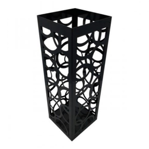 Porte-parapluie en métal avec finition dorée, support cylindrique moderne en fer pour parapluies, décoration d'intérieur, support autoportant pour cannes - Product Image 3