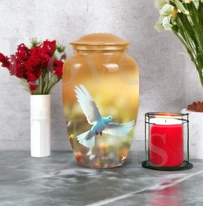Urna decorativa con forma de paloma, elegante decoración funeraria para cenizas de adultos, recuerdo conmemorativo de cremación, tributo. - Product Image 2