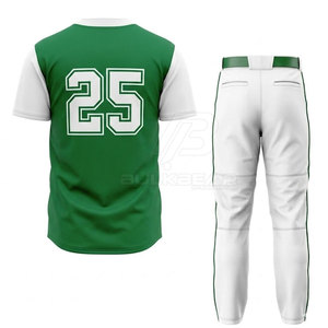 Uniforme de baseball classique pour hommes, tissu léger et respirant, tenue confortable pour l'entraînement sportif en équipe - Product Image 2
