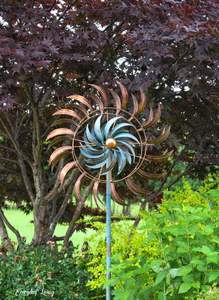 Moulins à vent cinétiques décoratifs en métal pour l'extérieur, pour la cour et le jardin - Product Image 4