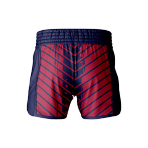 Pantalones Cortos de Boxeo con Logotipo Personalizado en la Parte Delantera, para MMA y Muay Thai, Elásticos, de Secado Rápido, Ligeros, 100% Poliéster - Product Image 5