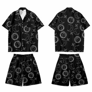 Conjunto de Pantalones Cortos de Dos Piezas para Hombre, Estilo Casual de Verano, 100% Algodón Tejido, Atuendo Personalizado - Product Image 3