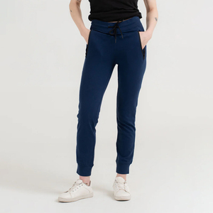 Pantalones Deportivos para Mujer, de Alta Calidad, Tela de Felpa de Algodón, Corte Regular, Frente Plano, para Otoño e Invierno, Colección Personalizada - Product Image 1
