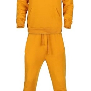 Streetwear Cotton Plain Tracksuits for Men Heavy Weight Sweatpants and <b>Hoodie</b> Set tracksuit for man, 100% cotton - Product Image 3