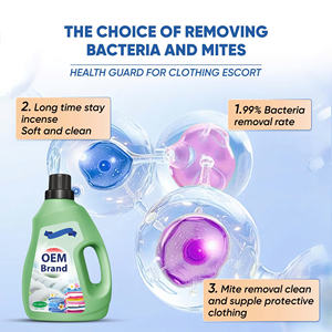 Servicio OEM de Detergente Líquido para Ropa con Fragancias Florales de Jazmín, Lavanda y Limón, Estabilidad del pH del 5%-15% para los Ingredientes - Product Image 3