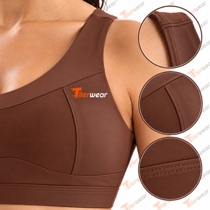 Sujetador deportivo de alto soporte para mujer, ideal para yoga y fitness, transpirable, conjunto de sujetador deportivo para gimnasio, venta al por mayor. - Product Image 5