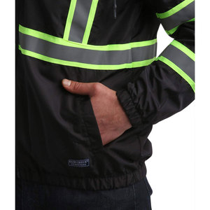 Perfectionists CE Certified <b>High</b> <b>Visibility</b> Breathable Zippered Reflective <b>Softshell</b> Unisex Work <b>Jacket</b> Needle Detection - Product Image 4