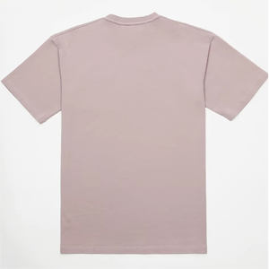 Camiseta de manga corta con cuello redondo de tamaño personalizado, camiseta informal de punto de algodón en blanco de 185 gramos para hombre - Product Image 2