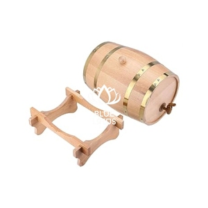 Barril de madera de roble inodoro, ideal para el envejecimiento de whisky y otras bebidas espirituosas, y para preparar deliciosas bebidas herbales. - Product Image 6