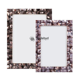 Marco de Fotos Creativo con Incrustaciones de Concha de Nácar Hecho a Mano, Acabado Brillante de Primera Calidad, Opción de Logotipo Personalizado, Venta al Por Mayor Tradebyd - Product Image 1