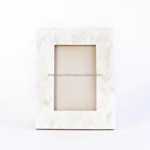 ช่างฝีมือทำกรอบรูปฝังเปลือกหอยเพื่อการตกแต่งภายในที่ไร้กาลเวลาอุปกรณ์ตกแต่งบ้านและอัลบั้มภาพถ่าย - Product Image 1