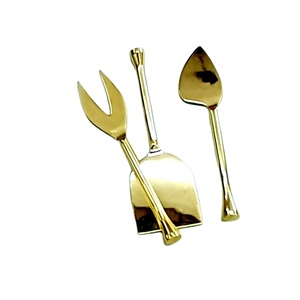 Nouveau design ensemble de fromage en laiton fait à la main de qualité supérieure mini couteau à fromage avec support ensemble d'outils à fromage meilleure vente - Product Image 1