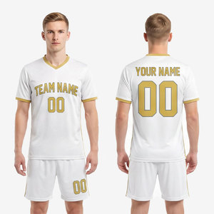 ชุดฟุตบอลชาย พิมพ์ลายตามสั่ง ชุดกีฬาโพลีเอสเตอร์ ชุดทีม ซับลิเมชั่น ผลิตโดยโรงงาน OEM ชุดฟุตบอลชาย - Product Image 4