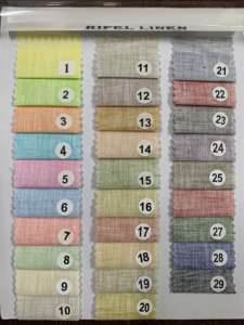 Tela de Algodón de Primera Calidad para Camisería con Sensación de Lino, Tejido Liso Teñido, Estilo Slub, para Vestidos, Uso Internacional en la Industria Textil - Product Image 2