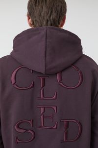 Sudadera con Capucha Bordada para Hombre, Color Granate, con Estampado de Letras 3D en la Espalda, de Algodón y Felpa, Estilo Casual Otoñal - Product Image 2