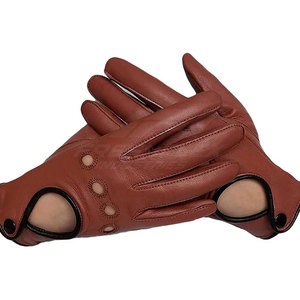 Gants de conduite en cuir unisexes de qualité supérieure pour l'hiver, gants de protection respirants à doigts complets, durables et de haute qualité, personnalisables - Product Image 4