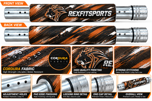 REXFIT SPORTS OEM Bande de protection personnalisée pour canon de paintball, housse de sécurité sublimée, équipement sportif - Product Image 4