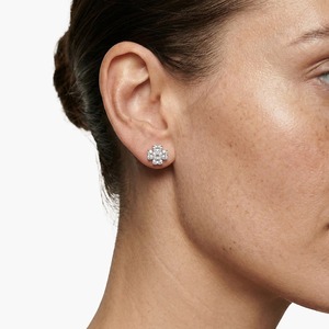 Pendientes de Oro Blanco de 14K con Diamante Cultivado en Laboratorio con Corte Corazón, Certificado IGI, Joyería Moderna HIPHOPSTAR - Product Image 4