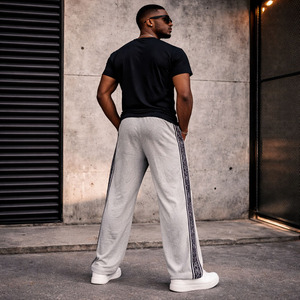 Pantalon de jogging ample pour homme Ekin Impex, impression par transfert thermique de haute qualité, surdimensionné, en molleton 100% coton lourd - Product Image 4