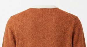 Pull-over en laine mérinos 100% pour homme, col rond, coupe classique, manches longues, 370g, logo personnalisé au dos, vêtement de printemps - Product Image 4