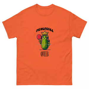 Customised Breathable High Quality Pickleball Queen Unisex Classic Tee Sports <b>T</b>-<b>Shirt</b> with 100% Cotton Fabric - Product Image 3
