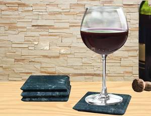 Natural Marble Modern Luxury Eco-Friendly <b>Coaster</b> Set Premium <b>Heat</b> Resistant Drink <b>Coasters</b> for Coffee Wine Dining Table Home - Product Image 1