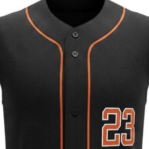 Camiseta de Béisbol Personalizada para Hombre, Sin Mangas, con Botones, Ropa Deportiva de Alto Rendimiento para Entrenamiento, Práctica, Competencia y Juego - Product Image 3