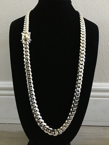 Solid Alloy <b>Silver</b> Plated Rope Chain Necklace IGI Certified Handmade Fashion Jewelry - Product Image 1