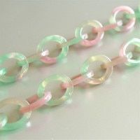 31*19mm Acrylic U-shaped Chain <b>Rubber</b> <b>Paint</b> Plastic Transparent Color Buckle Diy Hardware Bags Glasses Chain Accessories - Product Image 4