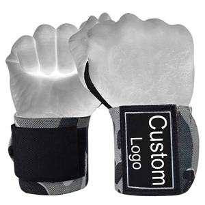 Poignets d'impression personnalisée de soutien de forme physique en gros-enveloppes d'haltérophilie de haute qualité pour des performances améliorées de gymnase - Product Image 1