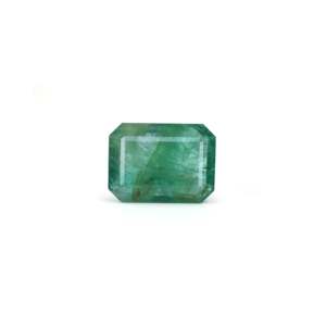 Certified Natural Zambian Emerald Loose Stone 14 Carat Fine Quality Green Faceted Gem - Product Image 1