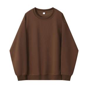 เสื้อสเวตเชิ้ตคอกลมผู้ชายขายส่ง OEM รับทำโลโก้ เสื้อสเวตเชิ้ตสีพื้นแขนยาวแบบยูนิเซ็กซ์ - Product Image 2