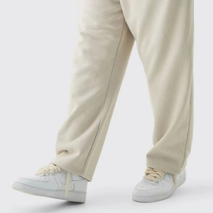 OEM ODM Custom Made Sweat <b>Joggers</b> Plain Cotton Pants Blank Baggy Oversized <b>Brown</b> Highly Breathable Men Sweatpants - Product Image 6